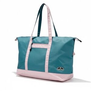 Samsonite Canvas Resort Coastal Carry On Purple Teal Travel Tote Shoulder Bag